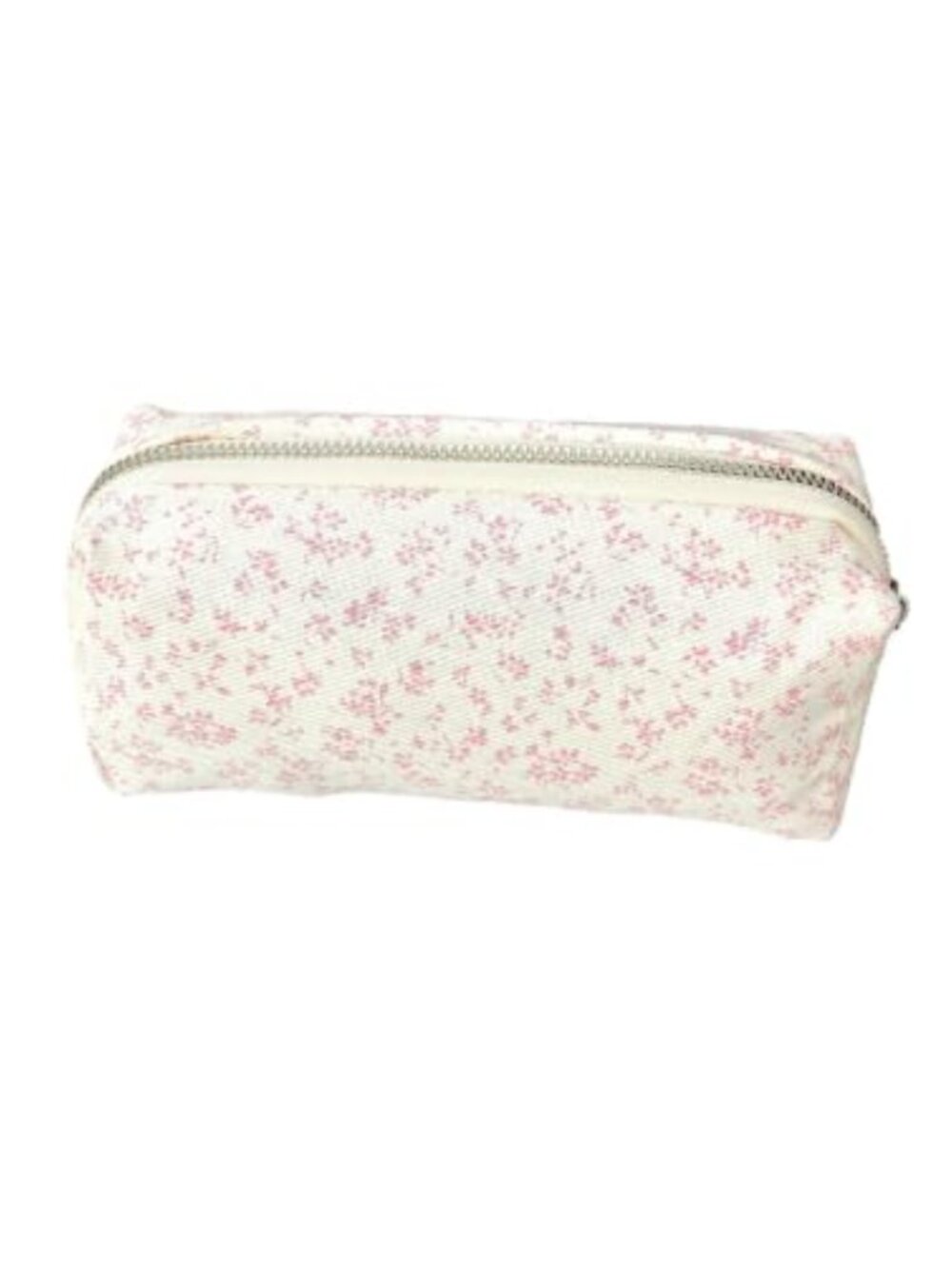 Canvas Pencil Case Set Ditsy Floral Vintage Aesthetic Stationery Organizer
